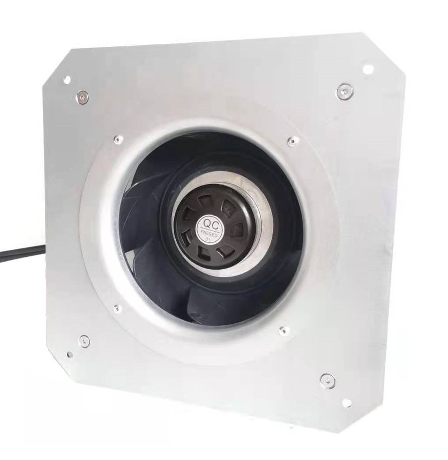 Front view with flange